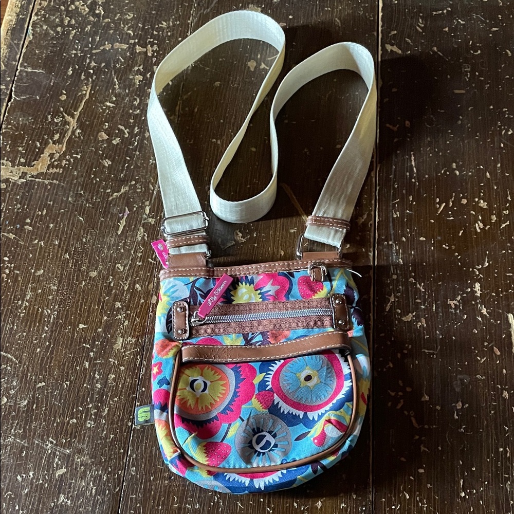 Colorful Floral Crossbody Bag